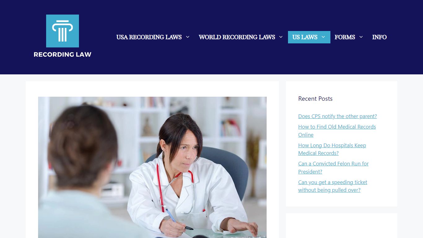 2023 Medical Records Retention Laws By State - Recording Law